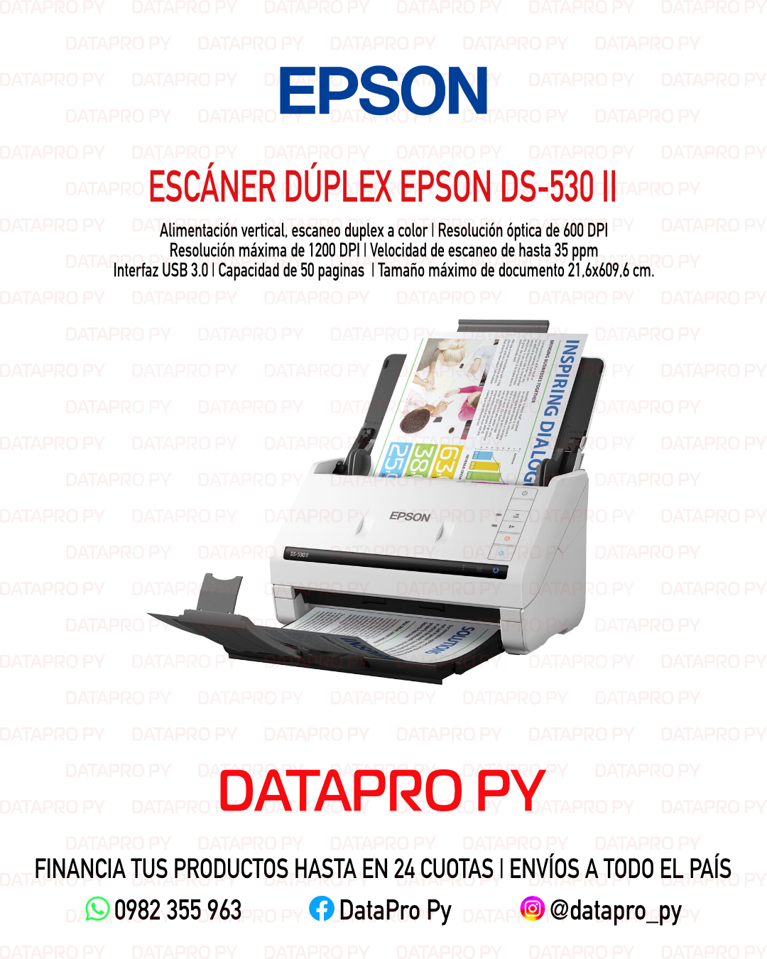 Escáner Dúplex Epson DS-530 II